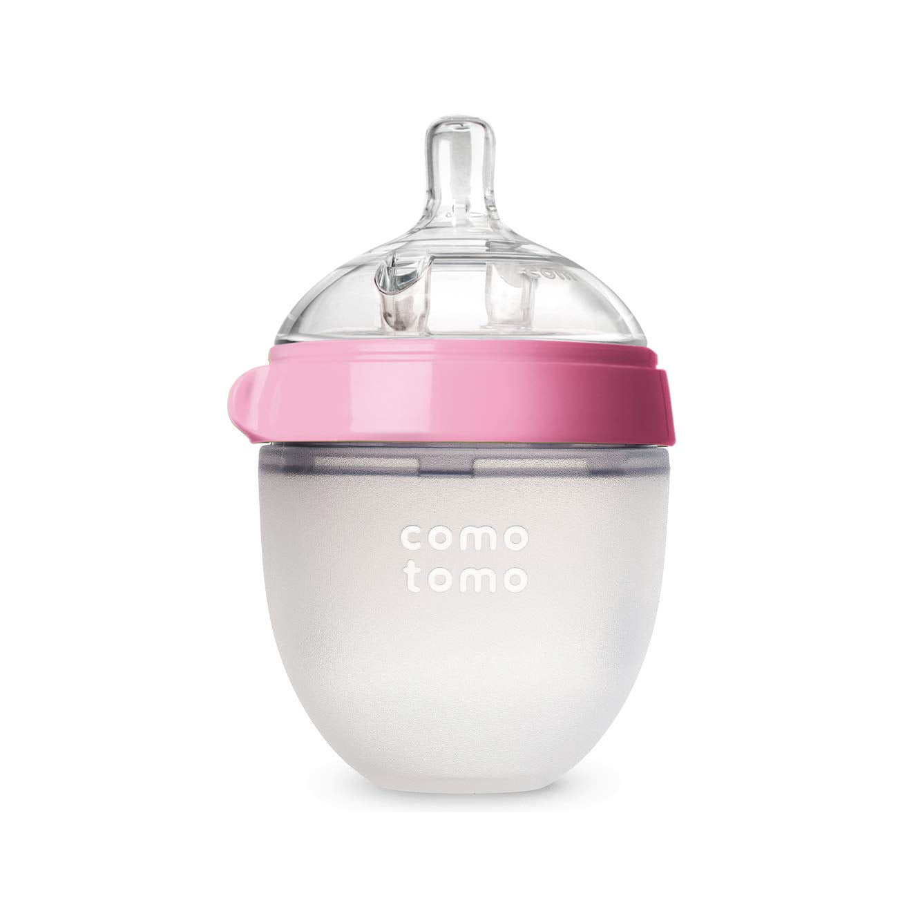 Comotomo Baby Bottle Double Pack, Pink, 5oz