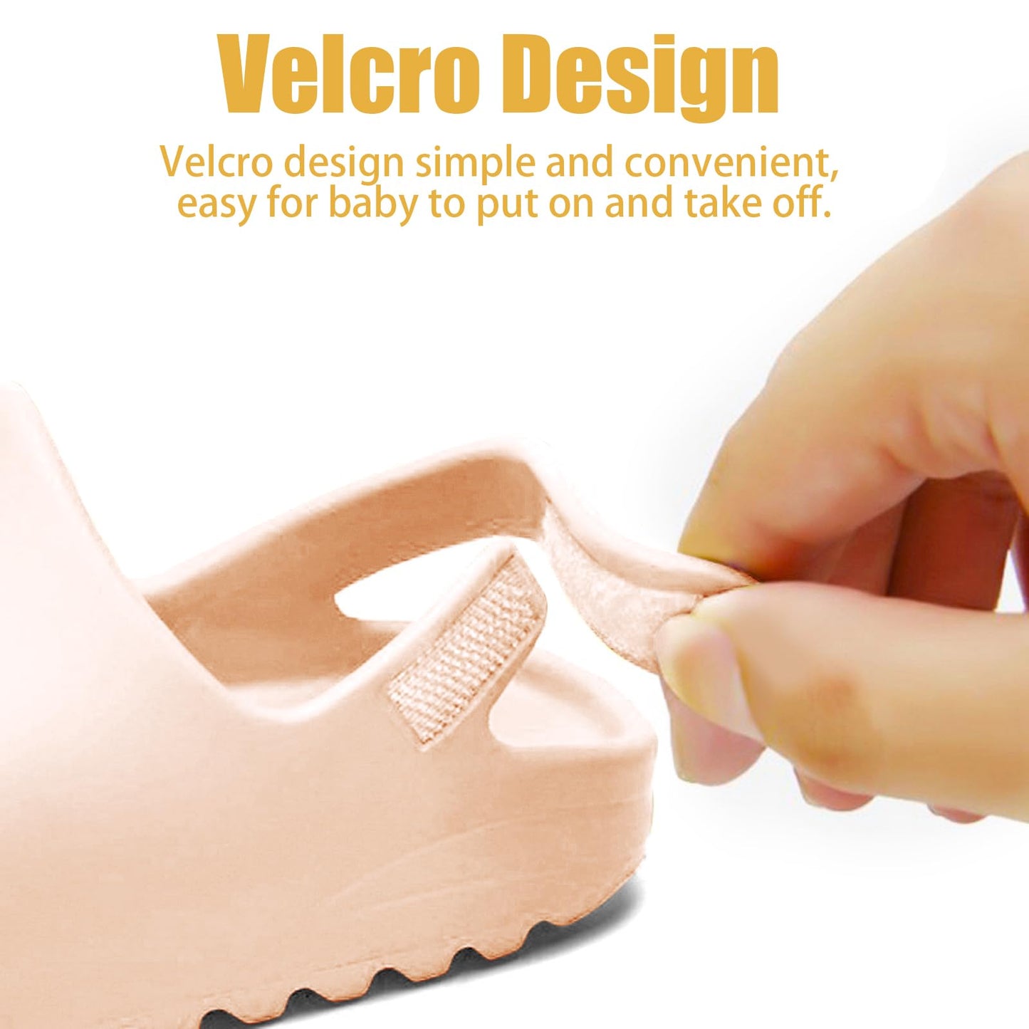 bolukets Toddler Little Kids Slides Sandals, Summer Slip On Lightweight Slippers for Boys and Girls, Beach Pool Anti-Slip Water Shoes Indoor Outdoor Sandals
