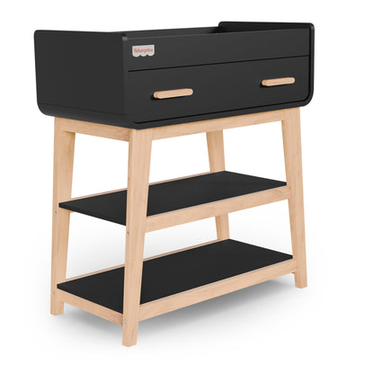 Fisher-Price Iris/Siesta Changing Table by Dream On Me, Blush Pink, JPMA & Greenguard Gold Certified, with a Bottom Closed Drawer and Two Open Shelves for Storage