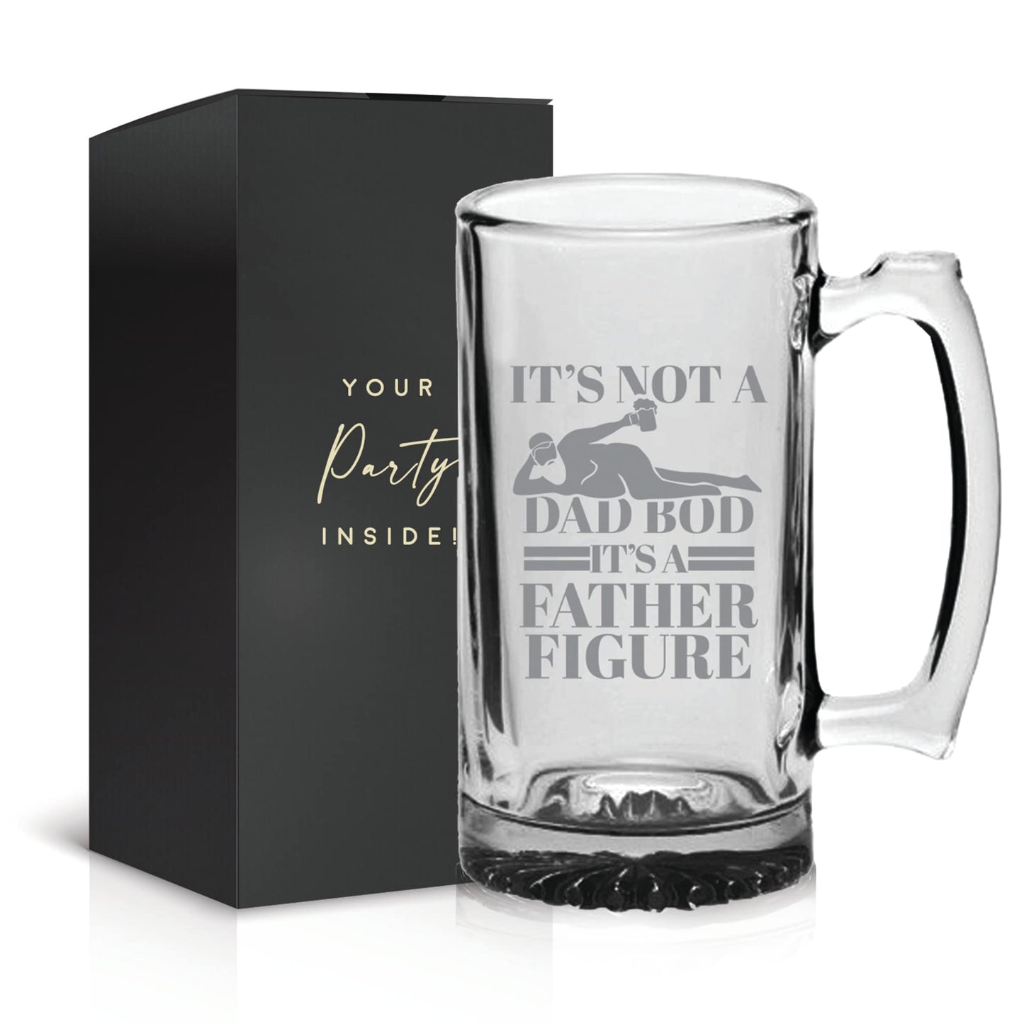 Your Dream Party Shop Daddy's Sippy Cup Beer Glass - 16oz Funny Beer Mug for New Dads - Gifts for Dad