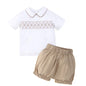 Booulfi Baby Boy Toddler Summer Clothes Wedding Birthday Outfits Suit for Boys T-Shirt and Shorts Set