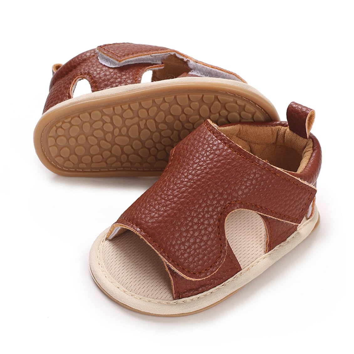 E-FAK Baby Boys Girls Summer Sandals Outdoor Beach Anti-Slip Rubber Soft Sole Newborn Toddler First Walker Shoes