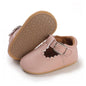 COSANKIM Baby Girls Mary Jane Flats Shoes Anti-Slip Rubber Sole Infant Toddler Princess Wedding Dress Shoes
