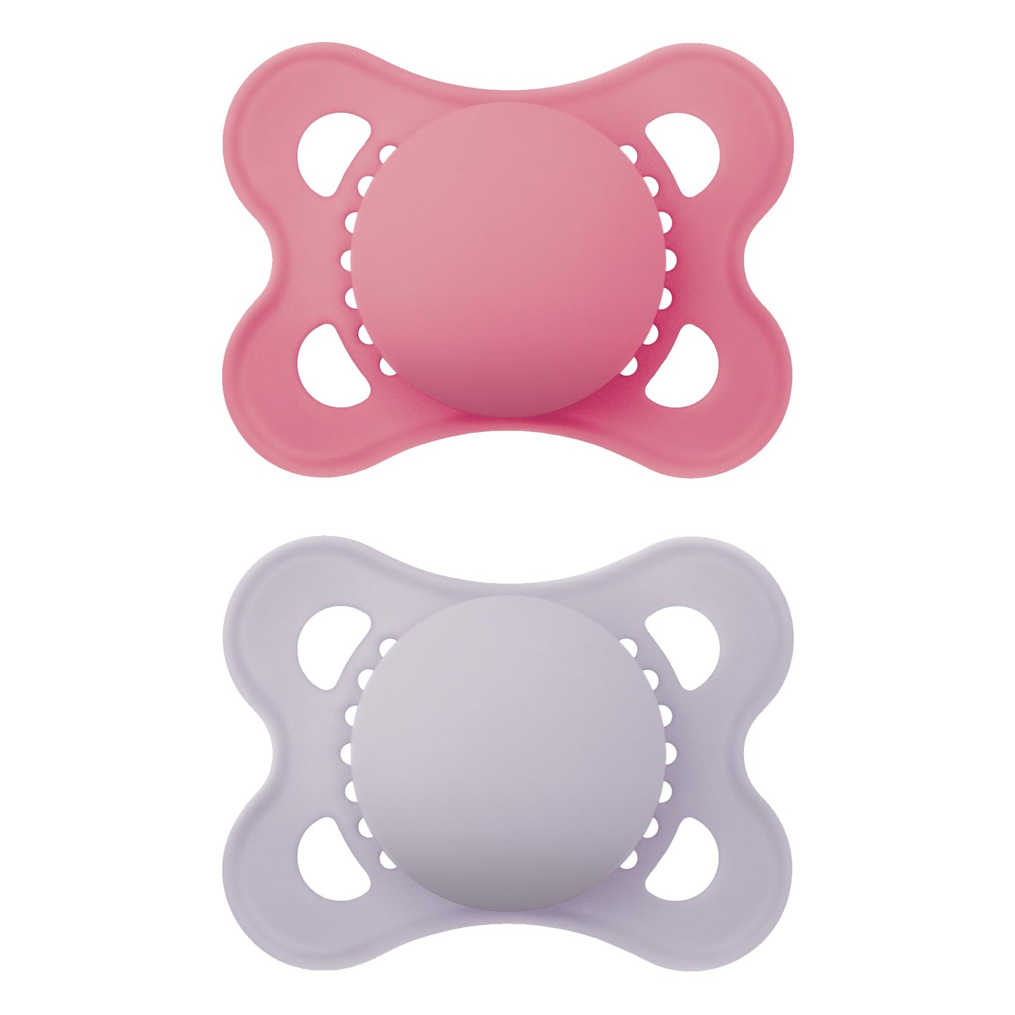 MAM Original Matte Baby Pacifiers, Binky for Boys 0-6 Months, BPA-Free Silicone Nipple, Easy to Clean, Best for Newborn Babies, Developed with Medical Experts, 2 Count Binkies with Sterilizer Case