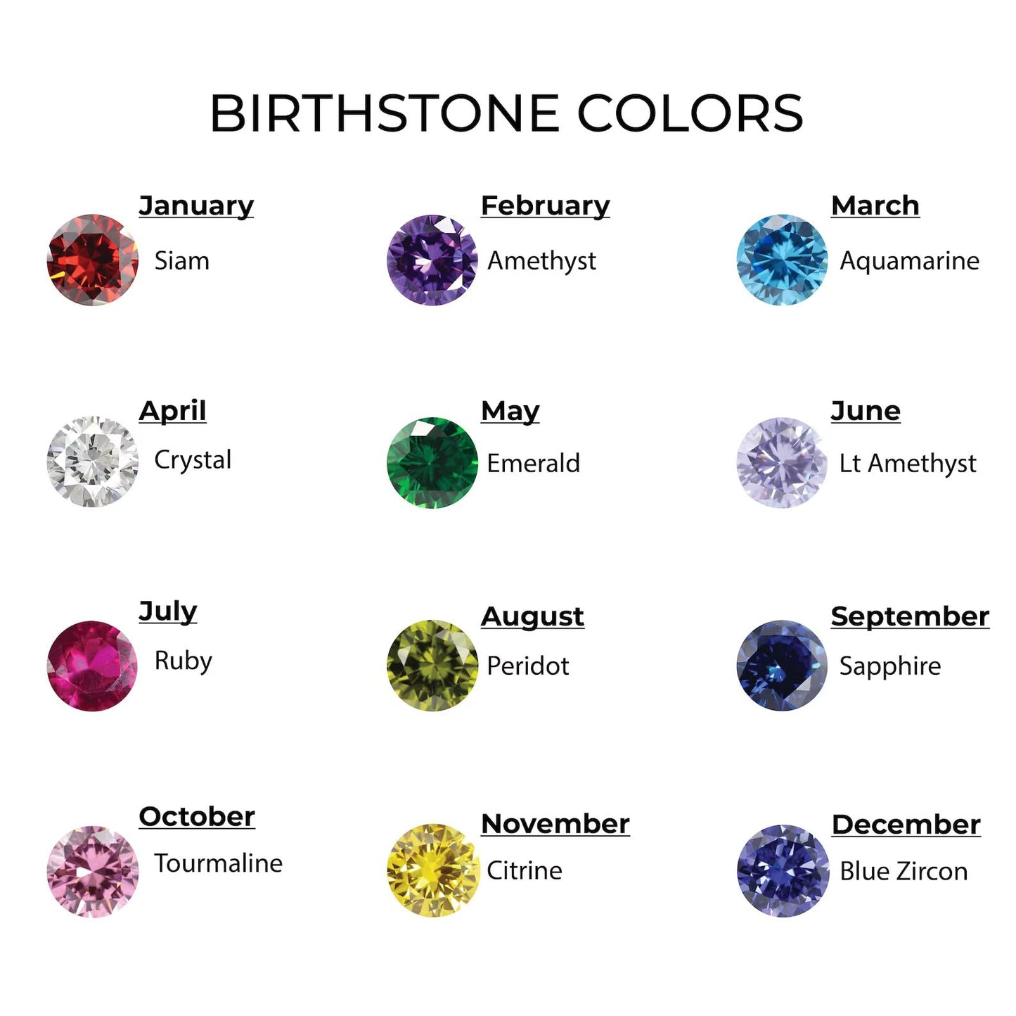 Custom Birthstone Name Bracelet – 18K Gold Plated – Personalised Baby & Toddler Jewellery – Ideal Birthday, Baptism & Parent-Child Gifts