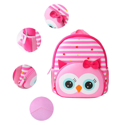 KK CRAFTS Preschool Backpack Toddler Neoprene Animal Schoolbag Lunch backpack for Kids Boys Girls(Dinosaur)