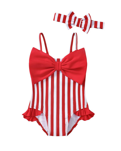 Mioglrie Toddler Baby Girl Swimsuit Infant Bathing Suits Summer Beach Swim Suit Newborn One Piece Swimwear for Girls