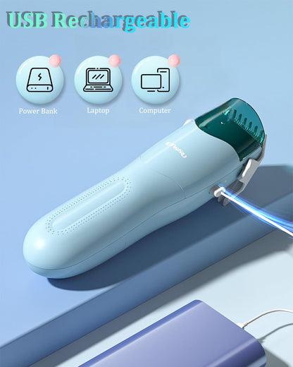 ENSSU Baby Hair Clipper,Vaccum Hair Clippers for Kids/Toddlers,Cordless Baby Hair Cutting Kit with Two Modes,Baby Hair Trimmer Haircut Machine in Large Hairs Storage Space,Rechargeable,Waterproof
