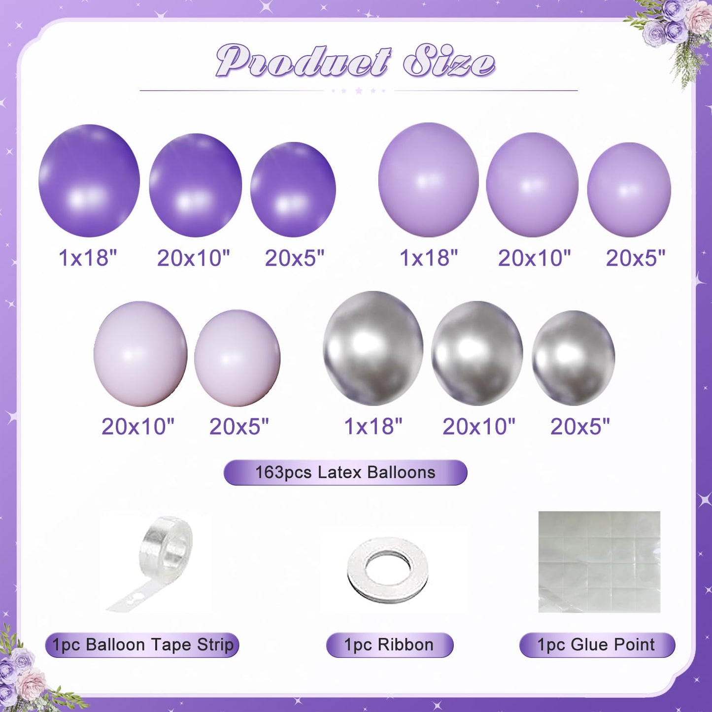 Pink and White Balloon Arch Kit, 138 Pcs Pink and Gold Balloon Garland Arch Kit Include Pastel Pink White Gold Confetti Balloons for Birthday Baby Shower Wedding Bridal Shower Party