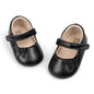 ohsofy Infant Baby Girls Mary Jane Flats Non-Slip Bowknot Princess Wedding Dress Shoes Toddler Crib Shoes