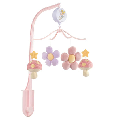 Bedtime Originals Disney Tinker Bell Floral Musical Baby Crib Mobile Soother Toy