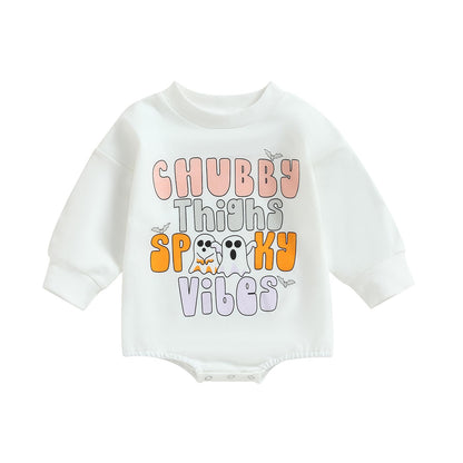 Easter Newborn Baby Girl Clothes Fuzzy Bunny Embroidery Romper Sweatshirt Bubble Jumpsuit Toddler Baby Girl Outfit
