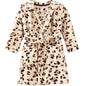 Unisex Baby Hooded Bathrobe Kids Flannel Pajamas Dressing Gown for Boys Girls