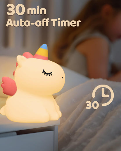 Panda Night Light, Cute Squishy Dimmable Lamp for Kids, Toddler and Baby Room, Bedroom Light