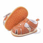 Meckior Baby Toddler Infant Girls PU Leather Soft Open Toe Summer Sandals Flower Princess Flat Shoes