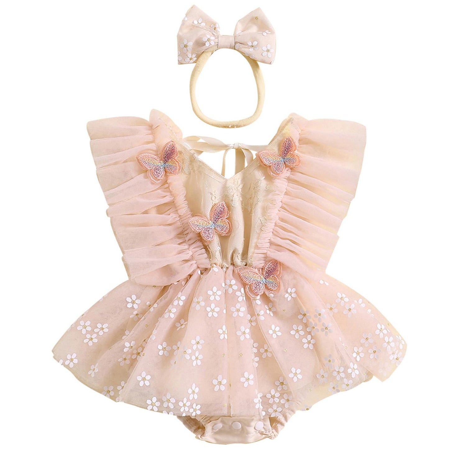 Mubineo Baby Girl Summer Clothes Lace Romper Skirt Dress Princess Outfits Sleeveless Flower Newborn Outfit