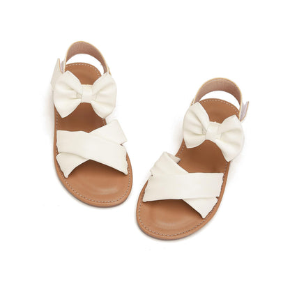 Toddler Girls Sandals Summer Flats Dress Shoes for Baby Little Kids Girl