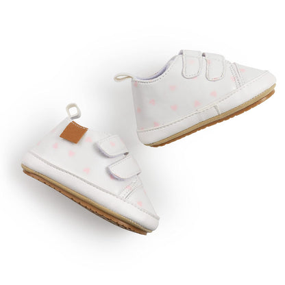 Baby Boys Girls Shoes Non-Slip Rubber Sole High-Top PU Leather Sneakers Infant First Walking Shoes Toddler Crib Shoes Newborn Loafers Flats.