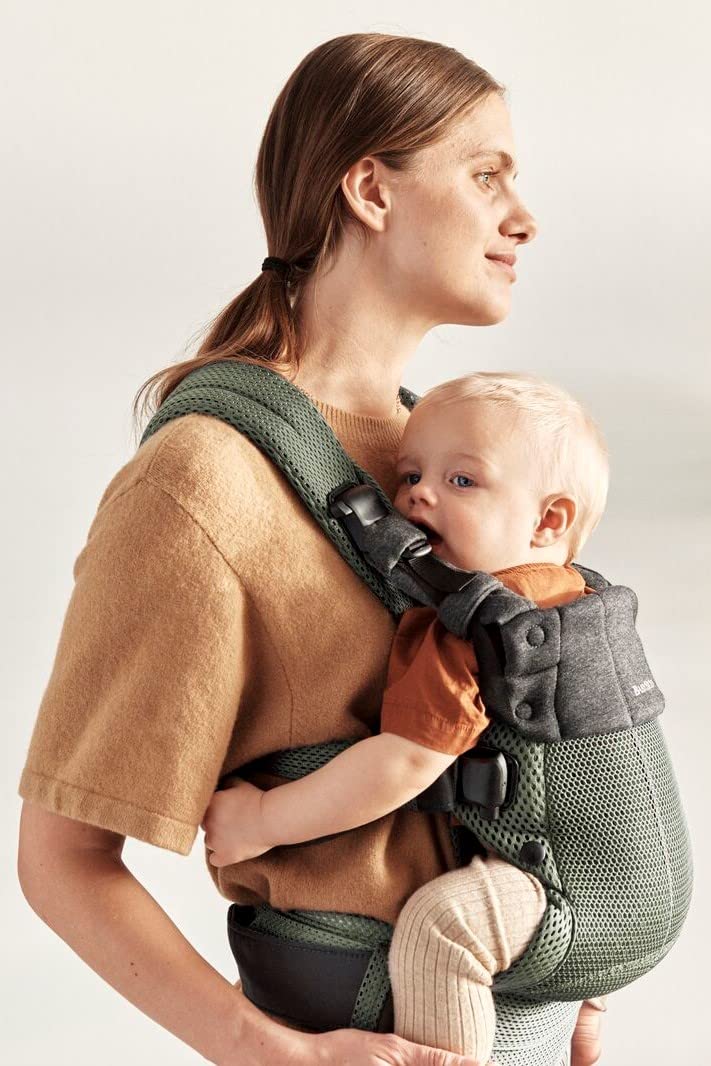 BabyBjörn Baby Carrier Harmony, Cream, 3D Mesh, 3-in-1 Ergonomic Baby Carrier; Newborn, Facing-in, Outward-Facing, and Back Carrying Positions Supported (7-40 lbs), Newborn to Toddler