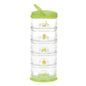 Innobaby Packin' Smart Stackable and Portable Storage System for Formula, Baby Snacks and More. 5 Stackable Cups in Lime Sorbet. BPA Free.