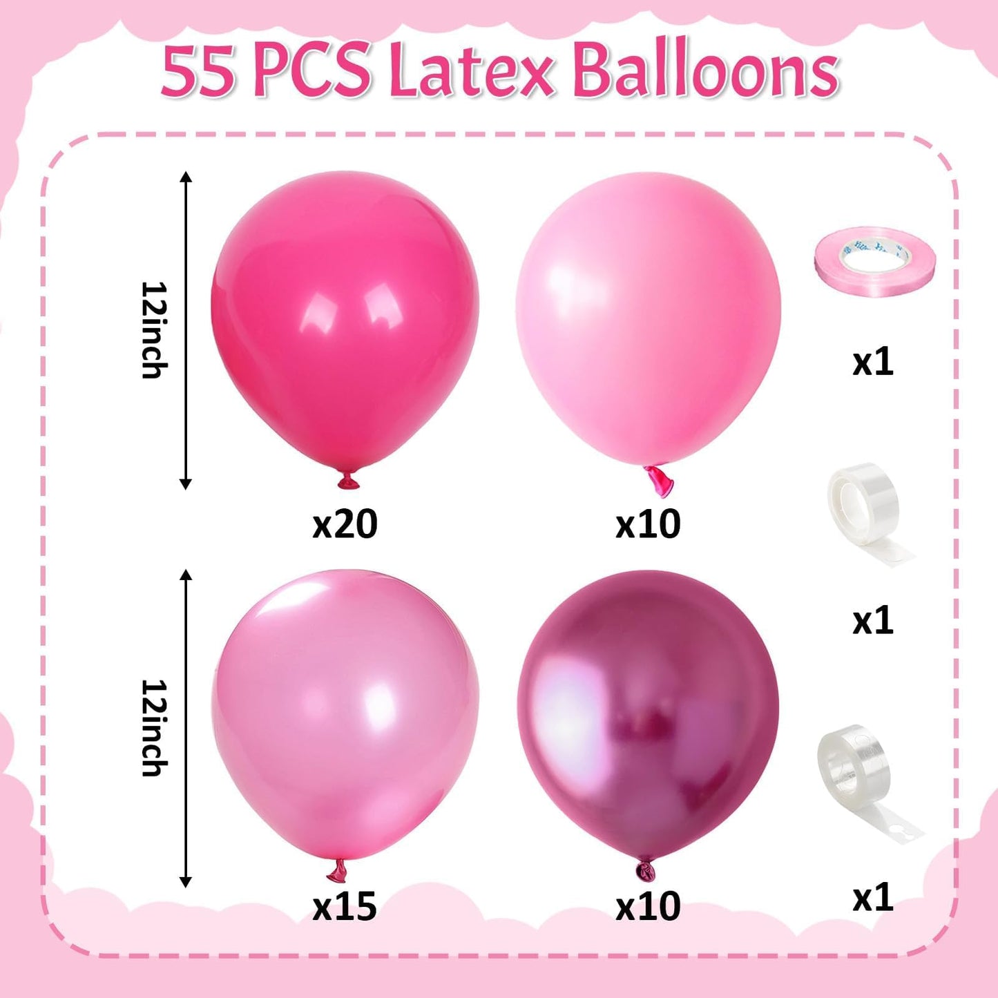 Neutral Balloons Arch Kit, Pink Beige Boho Balloons Garland with Double Stuffed Sand White Balloon for Baby Shower Birthday Wedding Bridal Shower Party Decorations