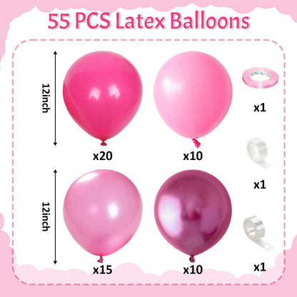 Neutral Balloons Arch Kit, Pink Beige Boho Balloons Garland with Double Stuffed Sand White Balloon for Baby Shower Birthday Wedding Bridal Shower Party Decorations