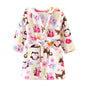 YOLIA Boys Girls Robes Kids Hooded Sleepwear Soft Fleece Bathrobes Cute Housecoat Gowns