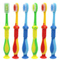 Kids toothbrushes 6 Pack Set Soft Bristles with Suction Cup, Includes Travel Covers, Bear Panda toothbrushes for Kids Boys & Girls, Toddlers &Children Teeth Age 3+