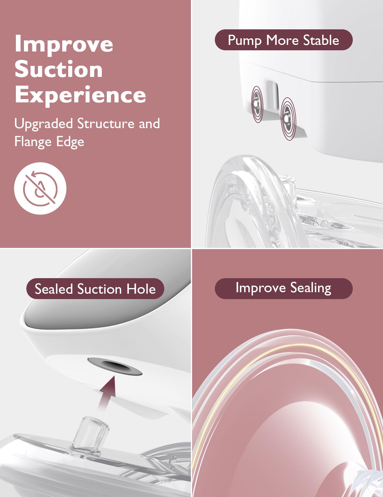 Momcozy S9 Pro Upgraded Wearable Breast Pump, Hands-Free Design with Extended Battery Life & LED Display, Double Electric Portable Pump with 2 Modes & 9 Levels, 24mm, 2-Pack, Gray