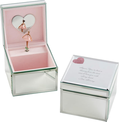 THINGS REMEMBERED Personalized Ballerina Musical Jewelry Box with Engraving Included, Play Swan Lake Music (Free Customization)