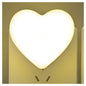 Cute Night Lights, Heart Shape Nursery Nightlight with Light Sensors, Auto Dusk to Dawn Sensor, Soft Warm White, Ideal Nightlight for Bedroom, Bathroom, Hallway, Kitchen (Blue)