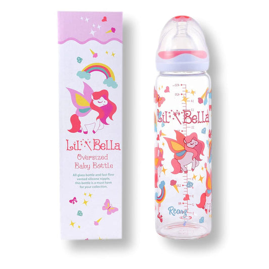 Rearz - Lil' Bella - Specialty Oversized Glass Feeding Bottle