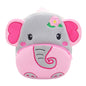 NICE CHOICE Cute Toddler Backpack Toddler Bag Plush Animal Cartoon Mini Travel Bag for Baby Girl Boy 2-6 Years(Grey Elephant)