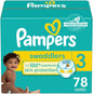 Pampers Baby Diapers - Swaddlers - Size 1, 198 Count, Ultra Absorbent Disposable Infant Diaper