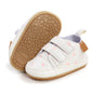 Baby Boys Girls Shoes Non-Slip Rubber Sole High-Top PU Leather Sneakers Infant First Walking Shoes Toddler Crib Shoes Newborn Loafers Flats.
