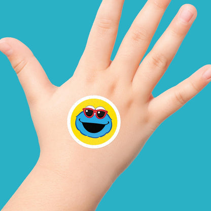 Sesame Street Kids Bandages, 100 CT | Great for Birthdays, Party Supplies Favors, Stickers, Stocking Stuffer or White Elephant Gift | Adhesive Bandages for Minor Cuts, Scrapes, Burns