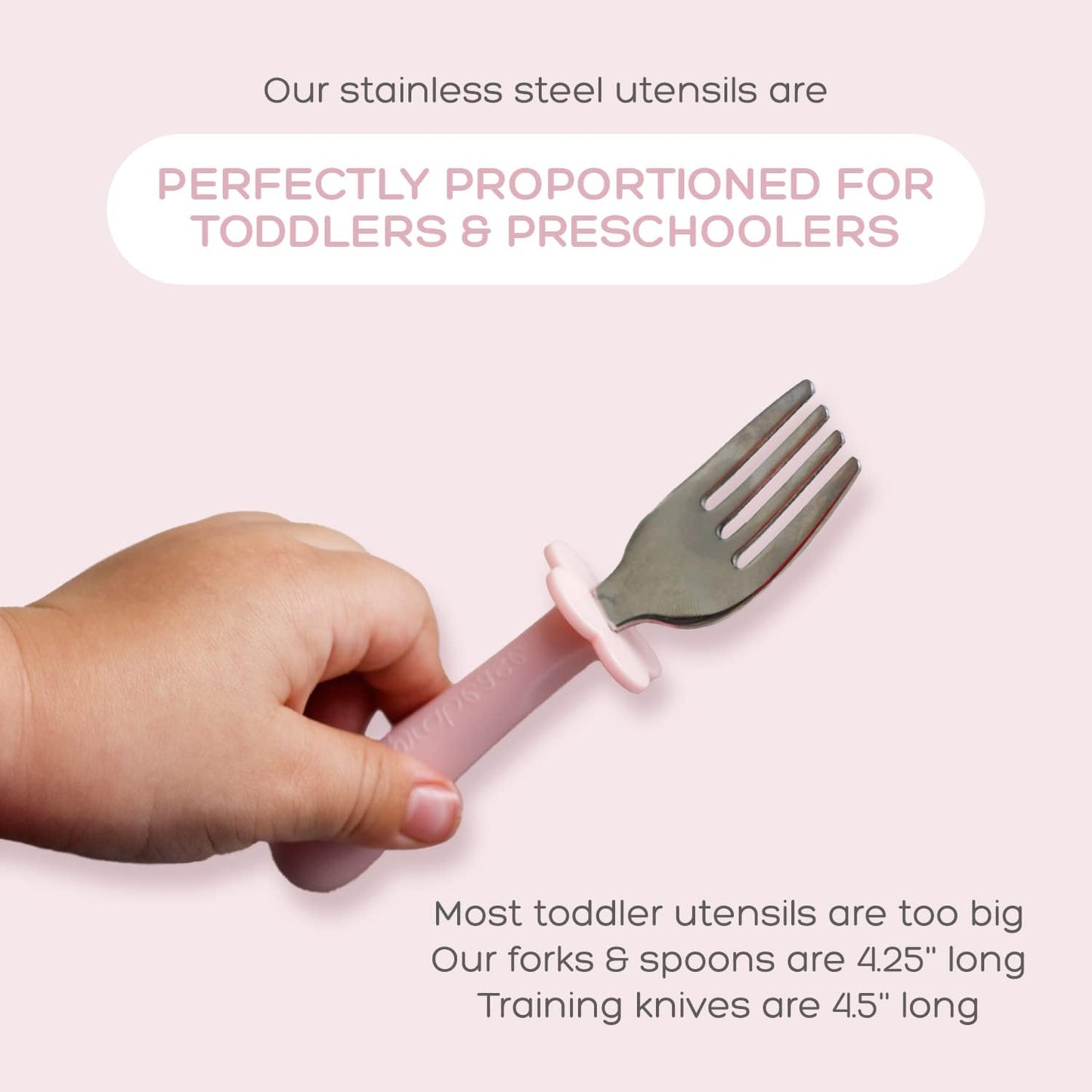 Grabease - 3-piece stainless steel ergonomic cutlery