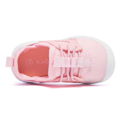 MORENDL Toddler Sneakers Infant Baby Walking Shoes Girl Boy Tennis Lightweight Slip On Shoes