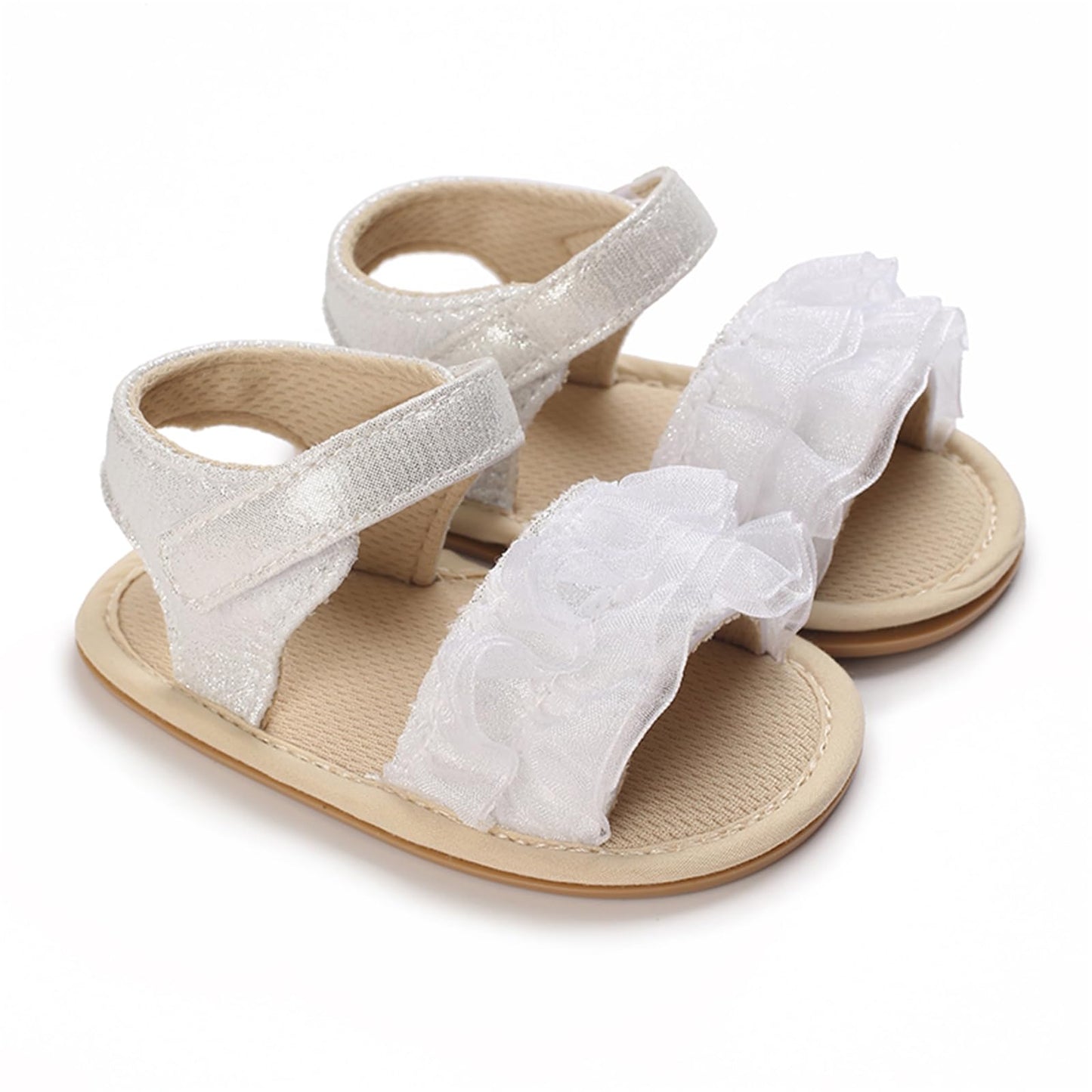 Baby Girl Sandals Summer Crib Shoes Bowknot Soft Sole Infant Girls Princess Dress Flats First Walker Shoes