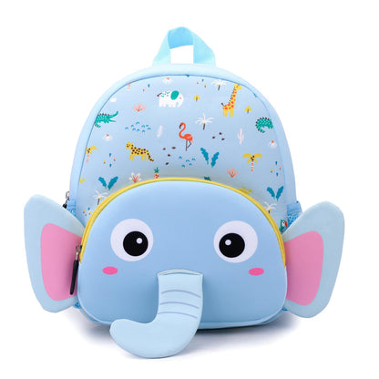 Toddler Backpack Neoprene Zoo Kids Casual Backpack Water Resistance Kindergarten Preschool Bags for Little Boys Girls (Giraffe)