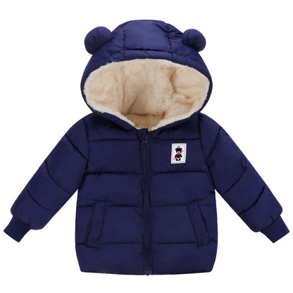 Newborn Baby Girls Fleece Outerwear Jacket Toddler Winter Coat Infant Clothes