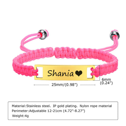 Personalized Baby Bar Bracelet : 18K Gold Plated Custom Name ID Plate Bracelet for Children Toddler from Mom, Engraved Kid Name for Daughter Son, New Born Birthday Gift,Adjustable,Nickel free