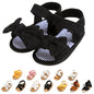 Ohwawadi Baby Boys Girls Sandals Soft Sole Summer Infant Wedding Dress Flat Shoes Beach Sandal Newborn Crib Shoes First Walkers