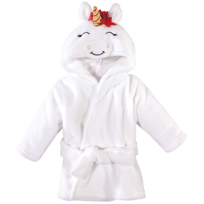 Hudson Baby Unisex Baby Plush Animal Face Bathrobe