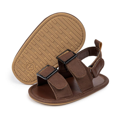 HsdsBebe Infant Baby Boys Girls Summer Beach Sandals Breathable Athletic Anti-slip Soft Sole Newborn First Walker Crib Shoes