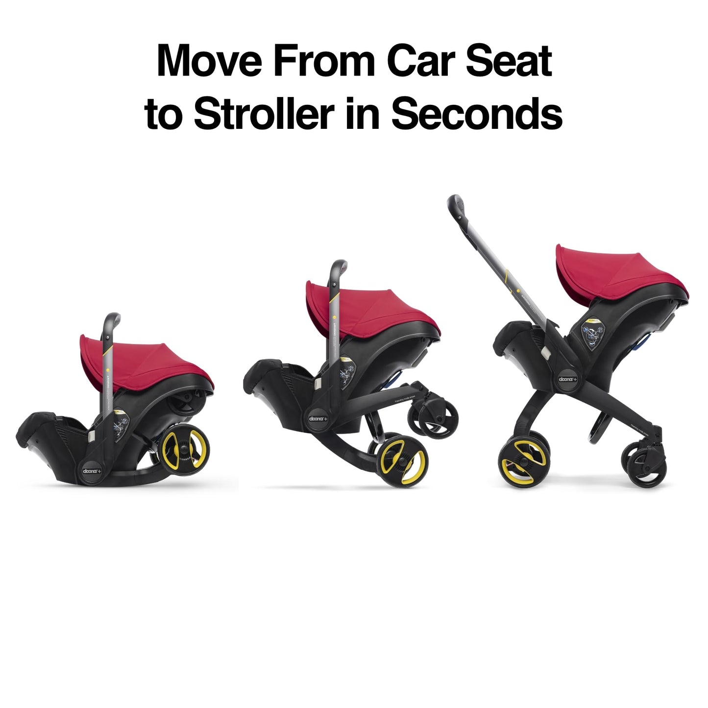 Doona Car Seat & Stroller, Nitro Black - All-in-One Travel System