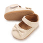 COSANKIM Baby Girls Mary Jane Flats Shoes Anti-Slip Rubber Sole Infant Toddler Princess Wedding Dress Shoes