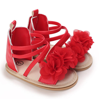 LAFEGEN Baby Boys Girls Summer Sandals 2 Straps Anti Slip Soft Sole Beach Infant Shoes Toddler First Walker Newborn Crib Shoes(3-18Months)