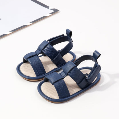 Infant Boys Girls Sandals, Summer Baby Rubber Soles Non-Slip PU Leather Sandals, Newborn Toddler Prewalker First Walking Beach Outdoor Shoes,Infant Toddler Unisex Summer Shoes for babies