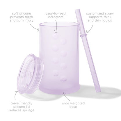 Olababy Silicone Training Cup with Straw Lid | Babies Water Drinking Cup | 6+ Mo Infant To 12-18 Months Toddler | Sippy Cup For Kids & Smoothie Cup | Baby Led Weaning (Mint, 5 oz)
